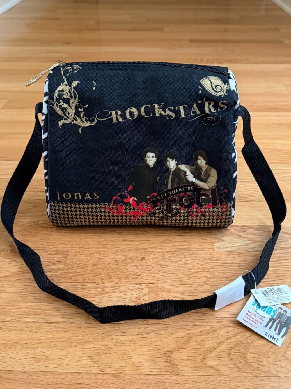 NWT Jonas Brothers Let There Be Rock Rockstars Lunch Bag